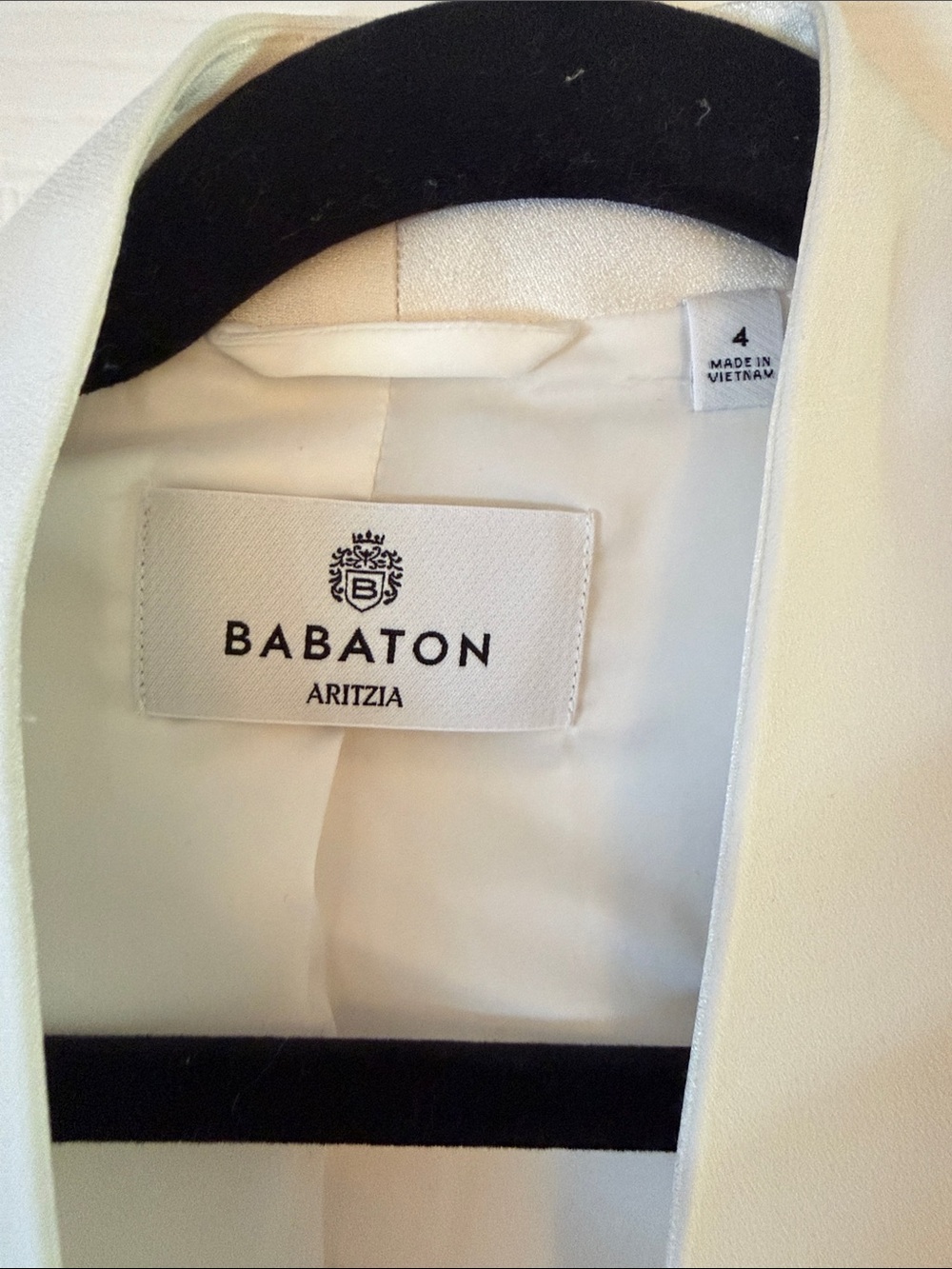 Babaton Cream Open-Front Draped Blazer - Picture 2 of 3